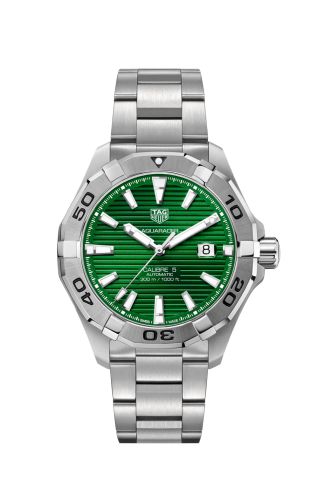 TAG Heuer Aquaracer 300M Calibre 5 43 Stainless Steel / Green / Bracelet
